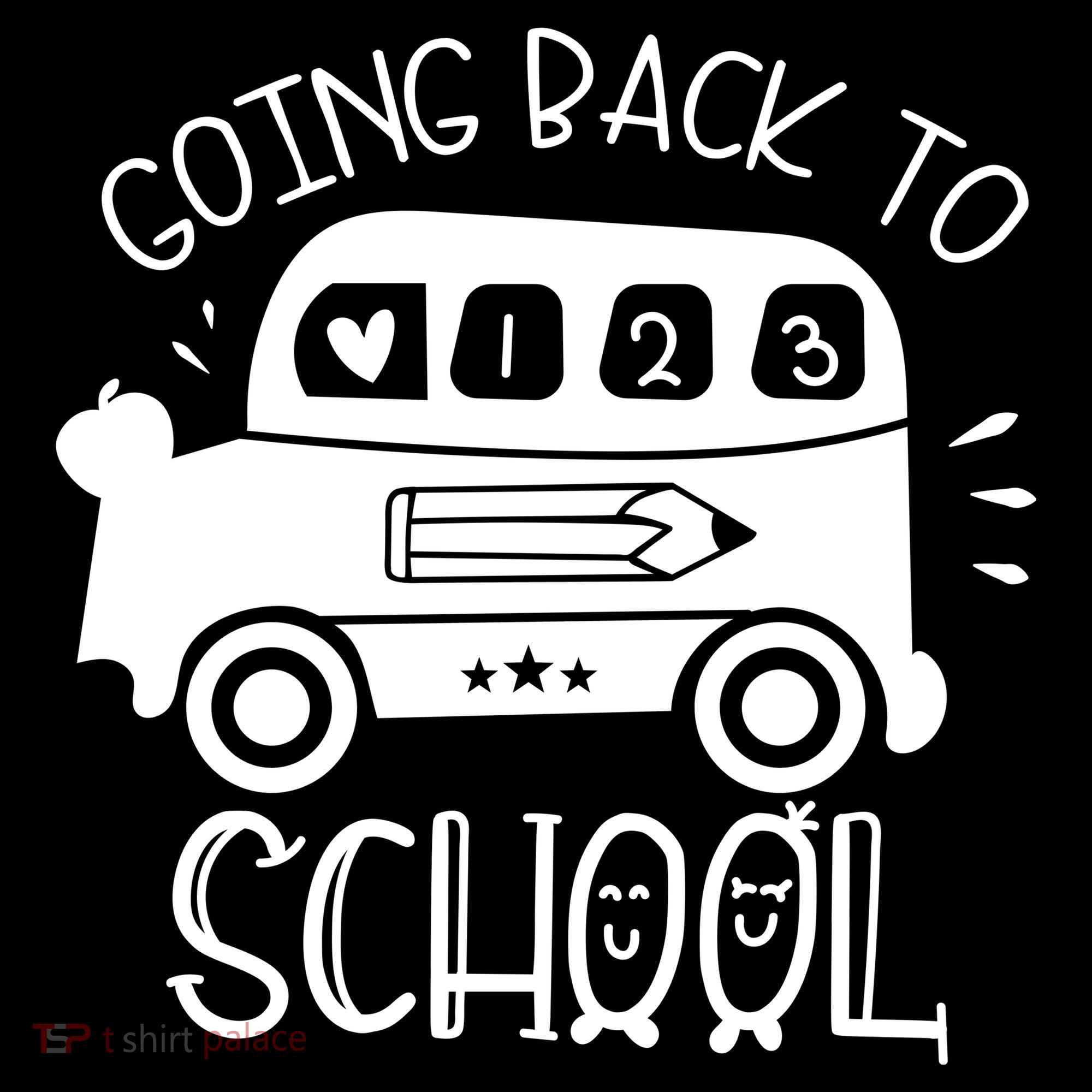 Going Back To School Cute Learning Bus Mousepad