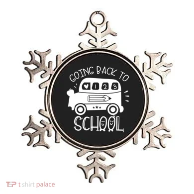 Going Back To School Cute Learning Bus Ornament