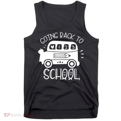 Going Back To School Cute Learning Bus Tank Top