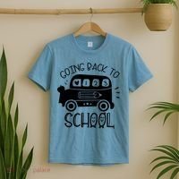 Going Back To School Cute Learning Bus T-Shirt thumb 2