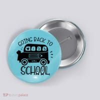 Going Back To School Cute Learning Bus Button thumb 0