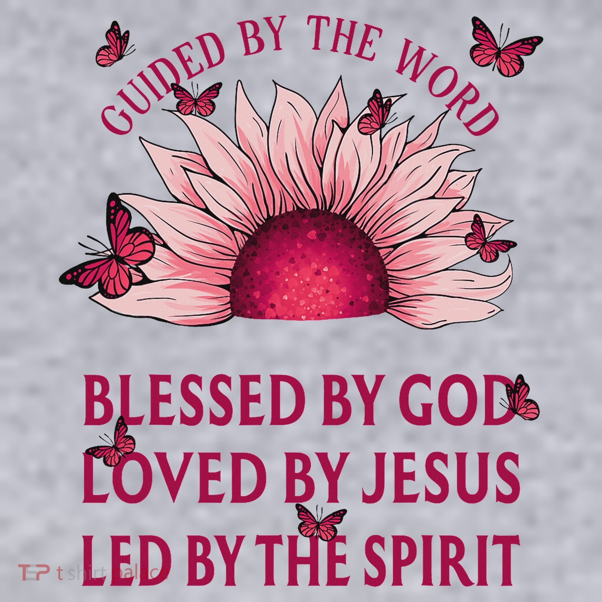 Guided By The Bible Blessed By God Sunflower Women's Sweatshirt