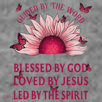 Guided By The Bible Blessed By God Sunflower Toddler Hoodie thumb 2