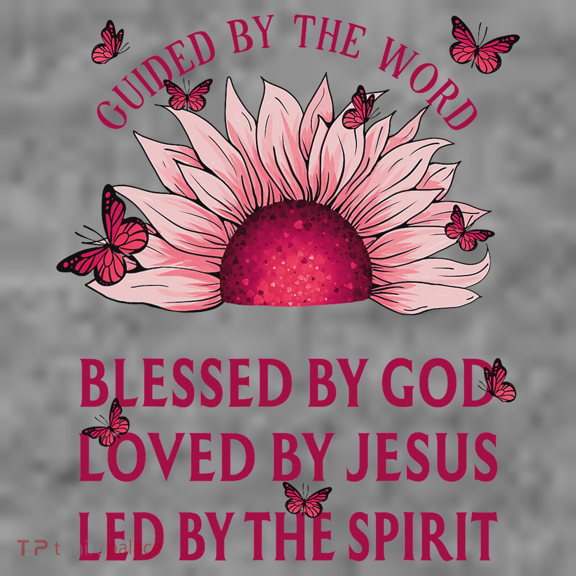 Guided By The Bible Blessed By God Sunflower Toddler Hoodie
