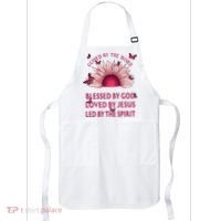 Guided By The Bible Blessed By God Sunflower Apron thumb 0