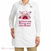 Guided By The Bible Blessed By God Sunflower Apron thumb 2