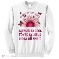 Guided By The Bible Blessed By God Sunflower Sweatshirt thumb 0