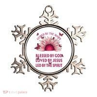 Guided By The Bible Blessed By God Sunflower Ornament thumb 0