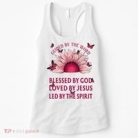 Guided By The Bible Blessed By God Sunflower Women's Tank Top thumb 0