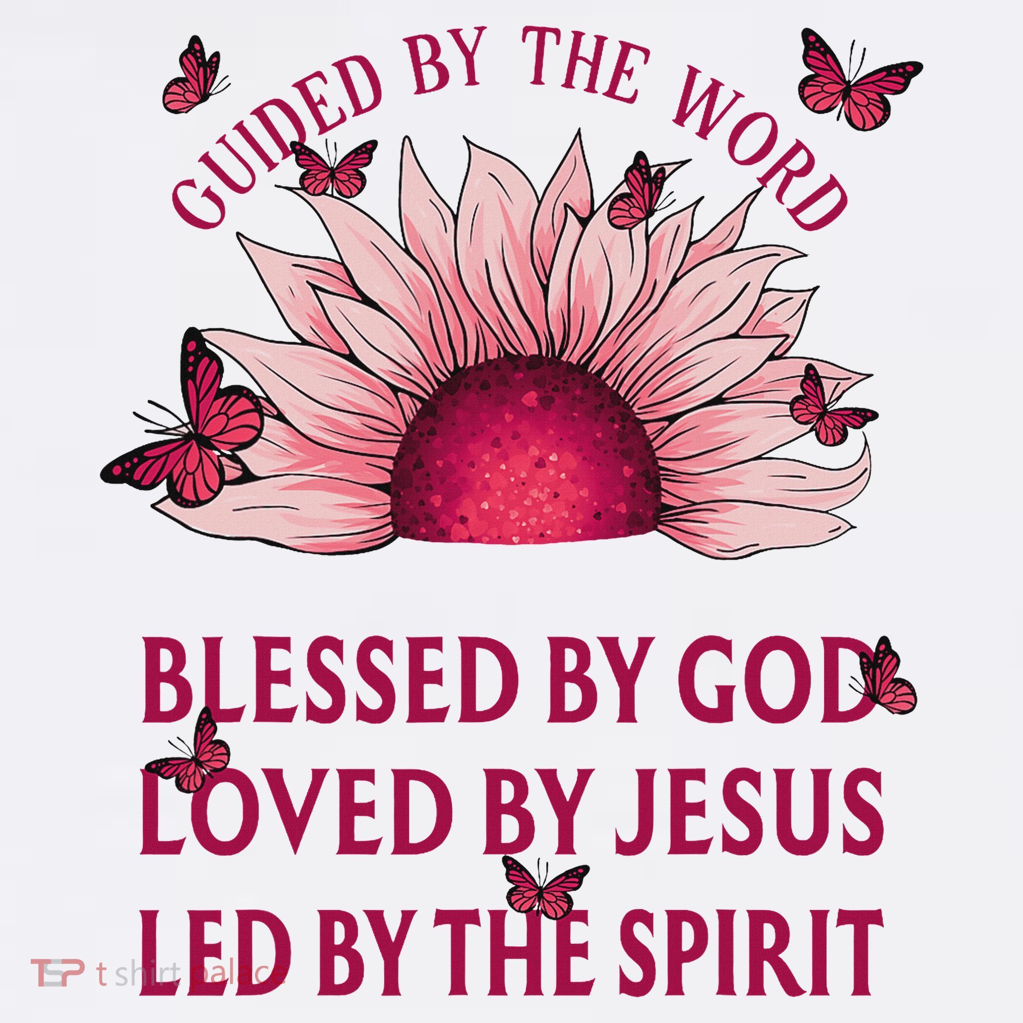 Guided By The Bible Blessed By God Sunflower Baby Bodysuit