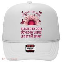 Guided By The Bible Blessed By God Sunflower Hat thumb 0