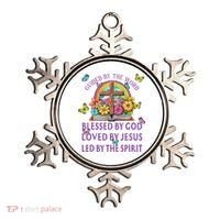 Guided By The Bible Blessed By God Loved By Jesus Christian Ornament thumb 0