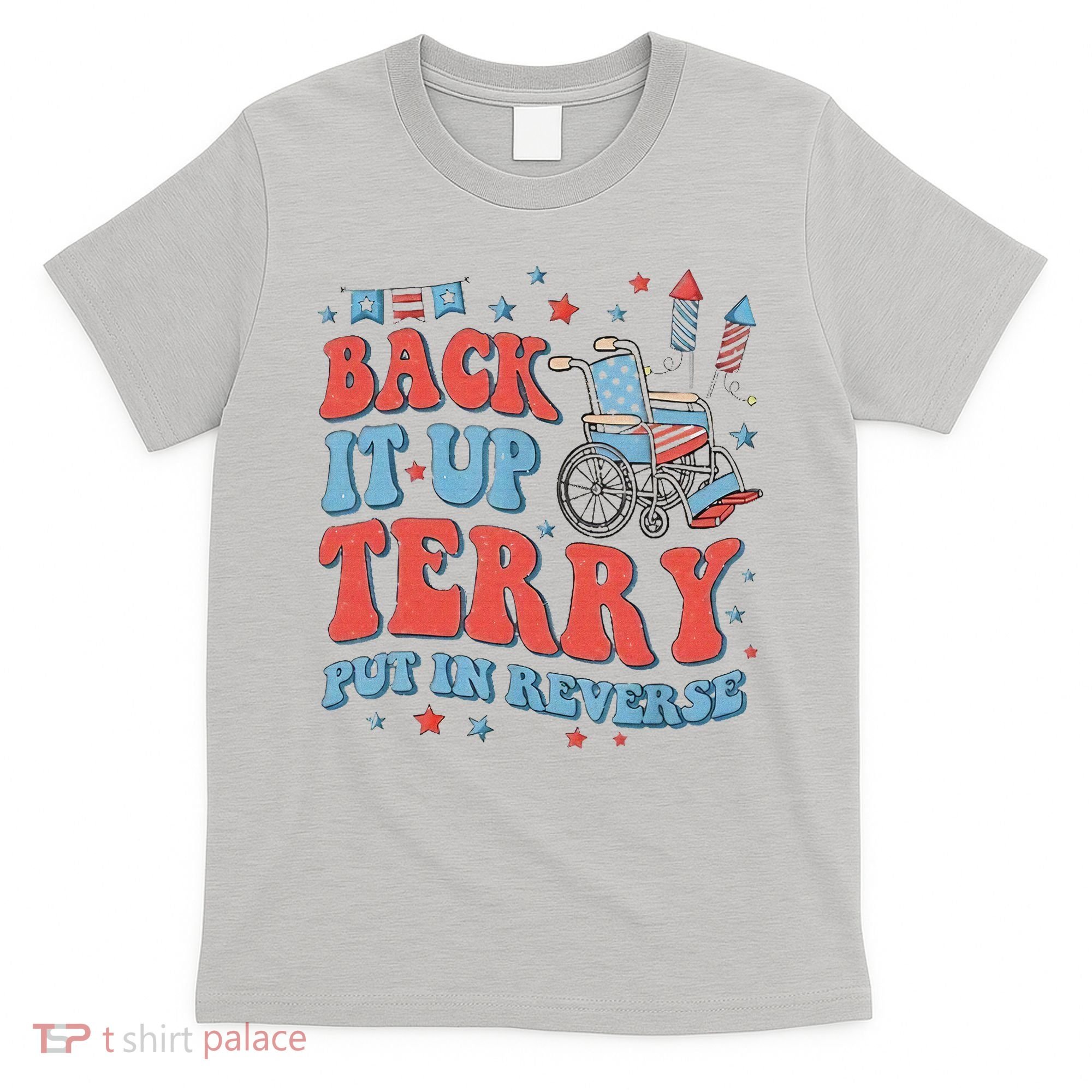 Groovy Back Up Terry Firework Fun T-Shirt