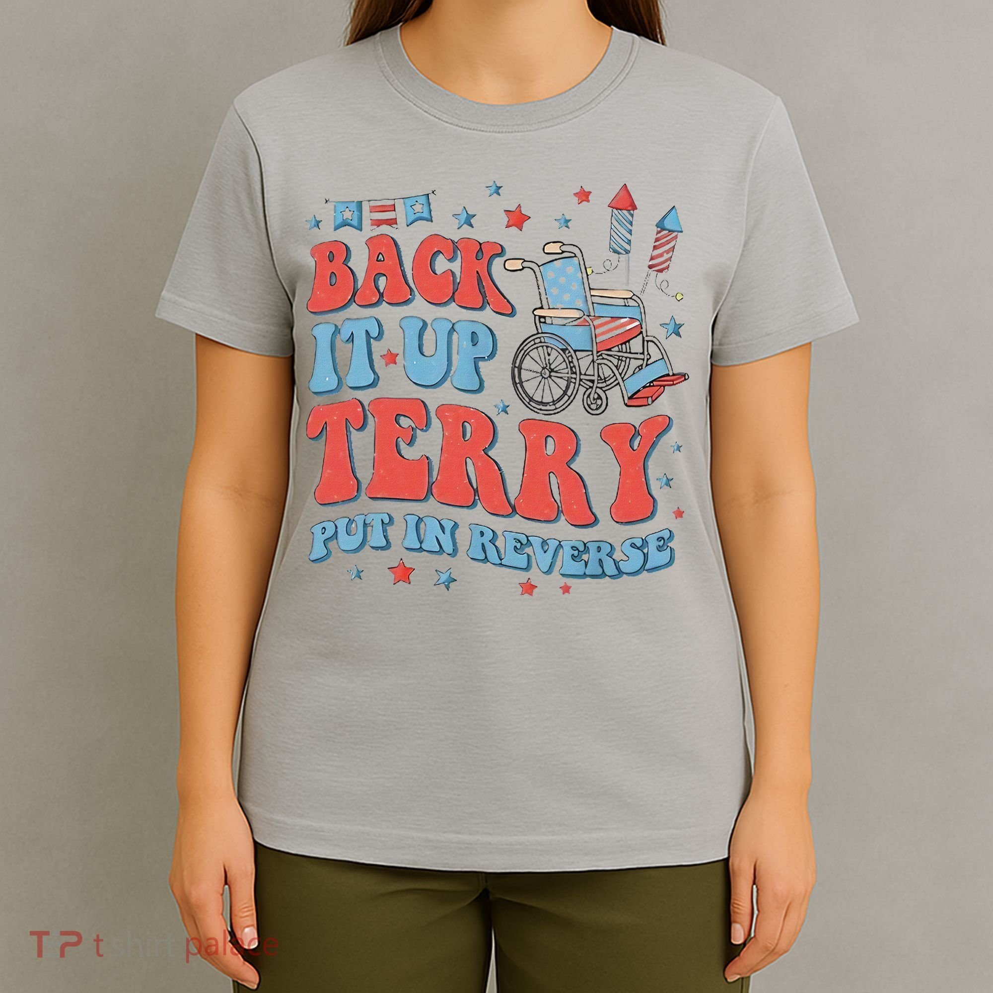 Groovy Back Up Terry Firework Fun T-Shirt