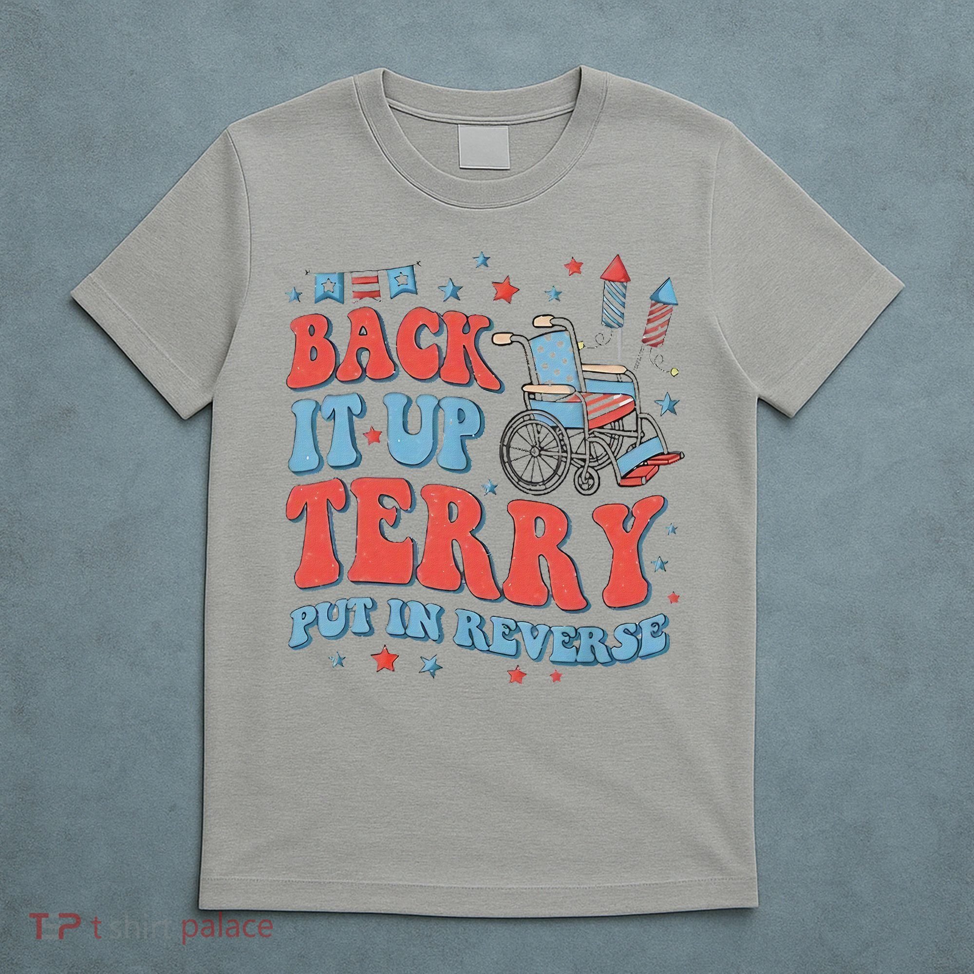 Groovy Back Up Terry Firework Fun T-Shirt