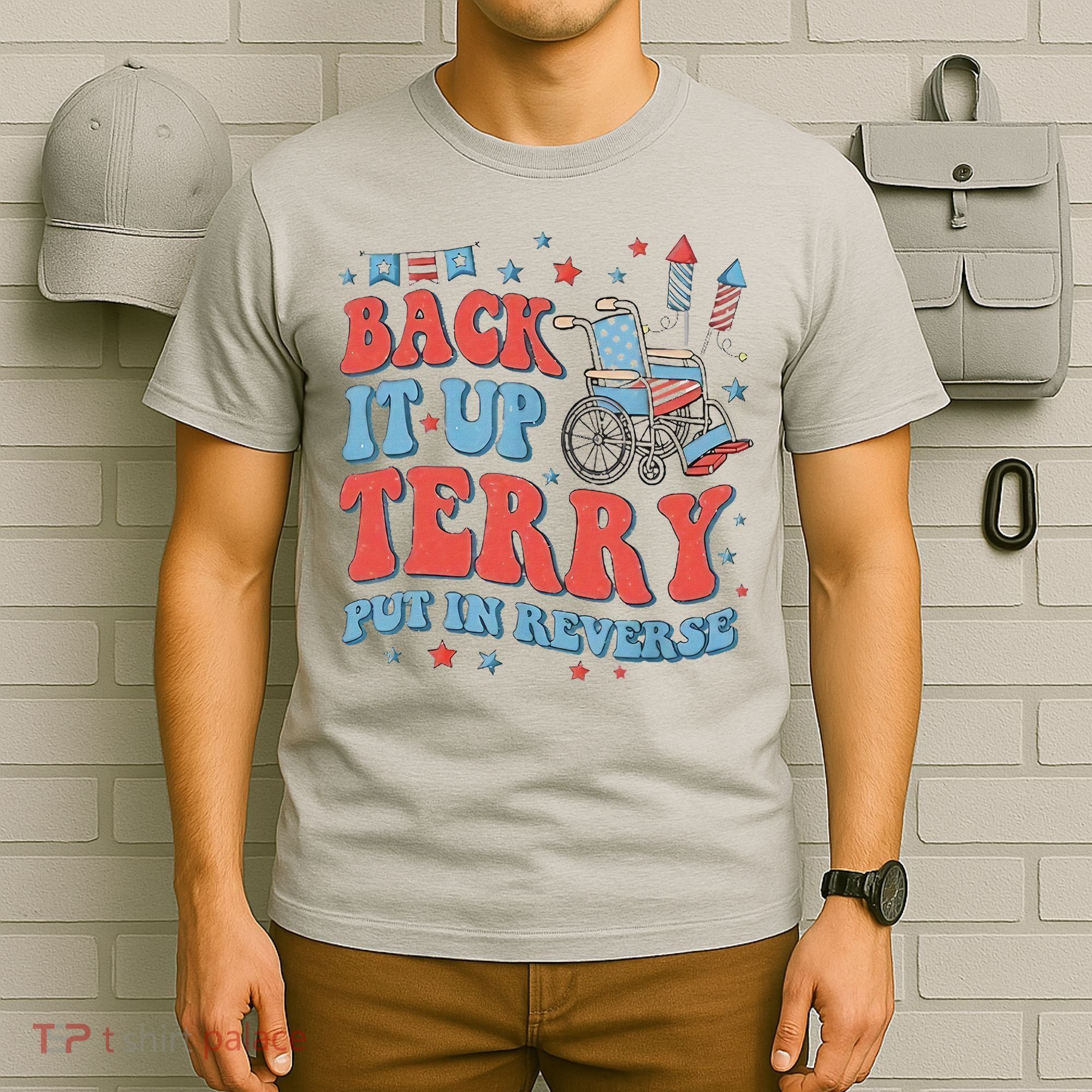 Groovy Back Up Terry Firework Fun T-Shirt