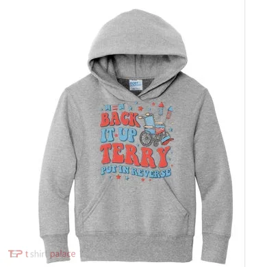 Groovy Back Up Terry Firework Fun Kids Hoodie