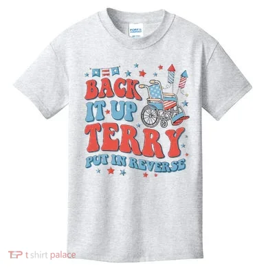 Groovy Back Up Terry Firework Fun Kids T-Shirt