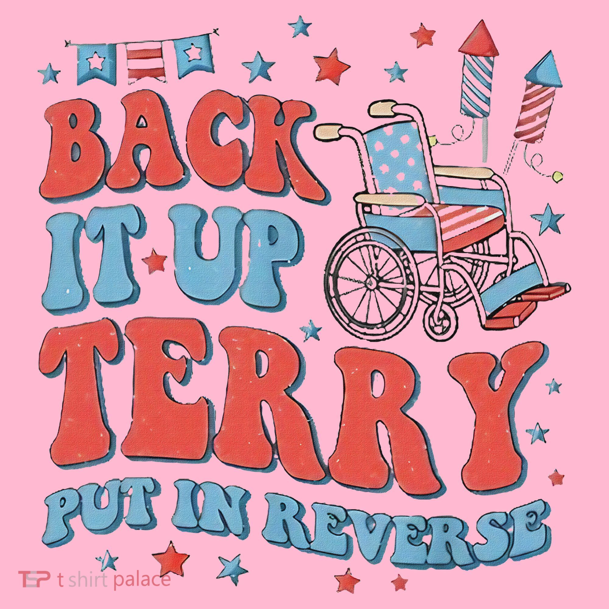 Groovy Back Up Terry Firework Fun Coaster