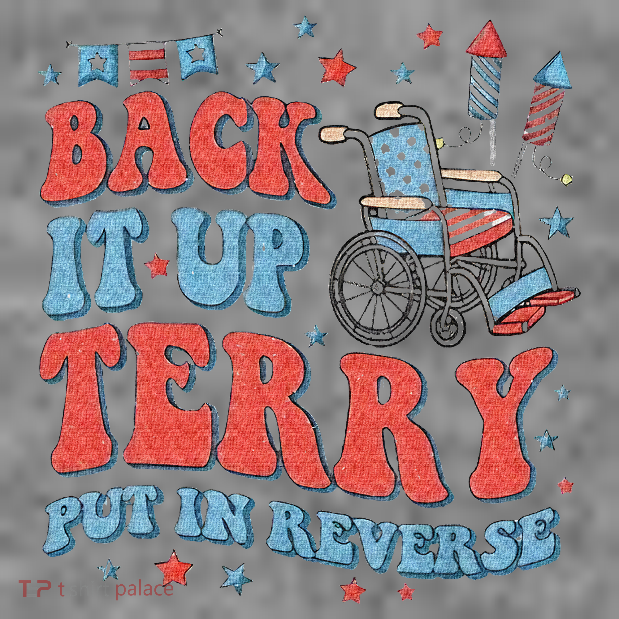 Groovy Back Up Terry Firework Fun Toddler Hoodie