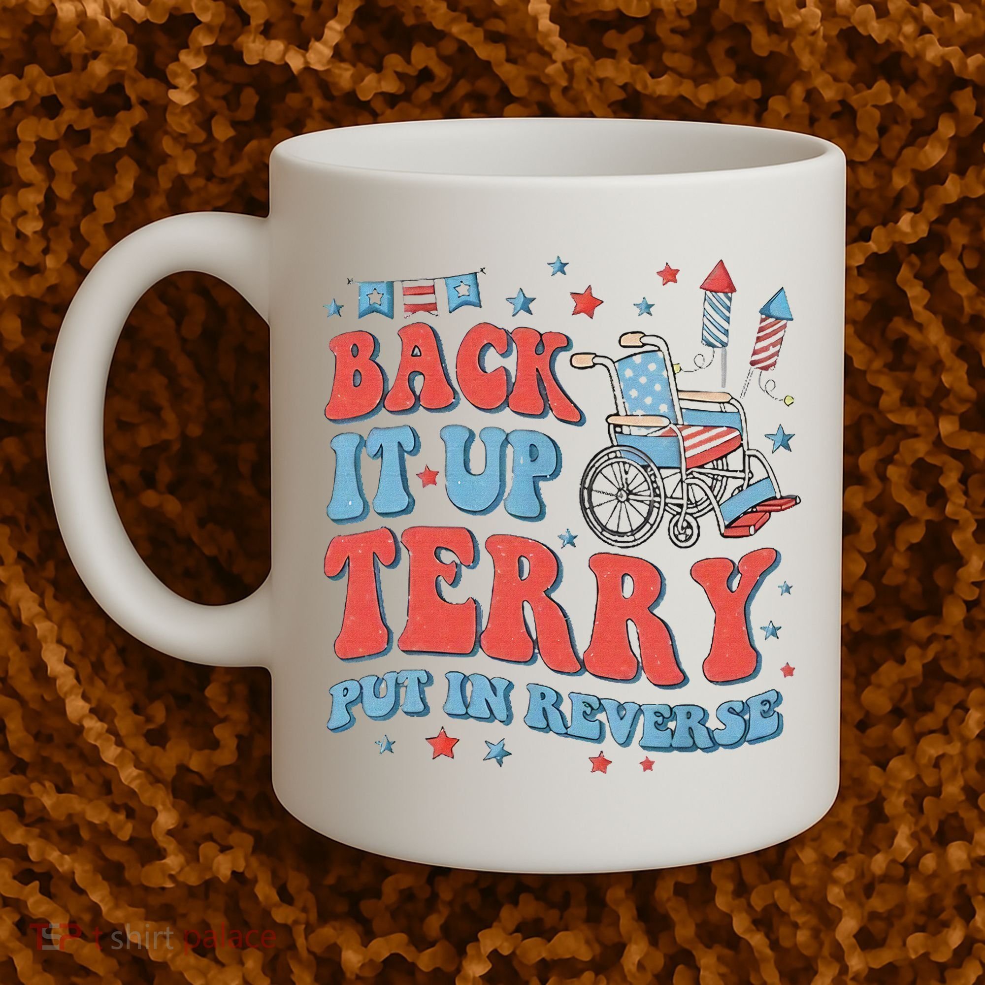 Groovy Back Up Terry Firework Fun Coffee Mug