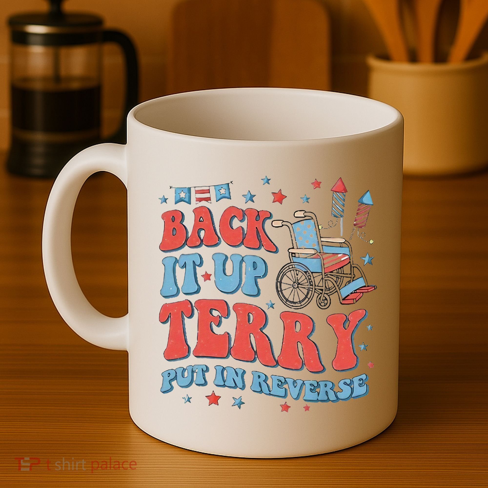 Groovy Back Up Terry Firework Fun Coffee Mug