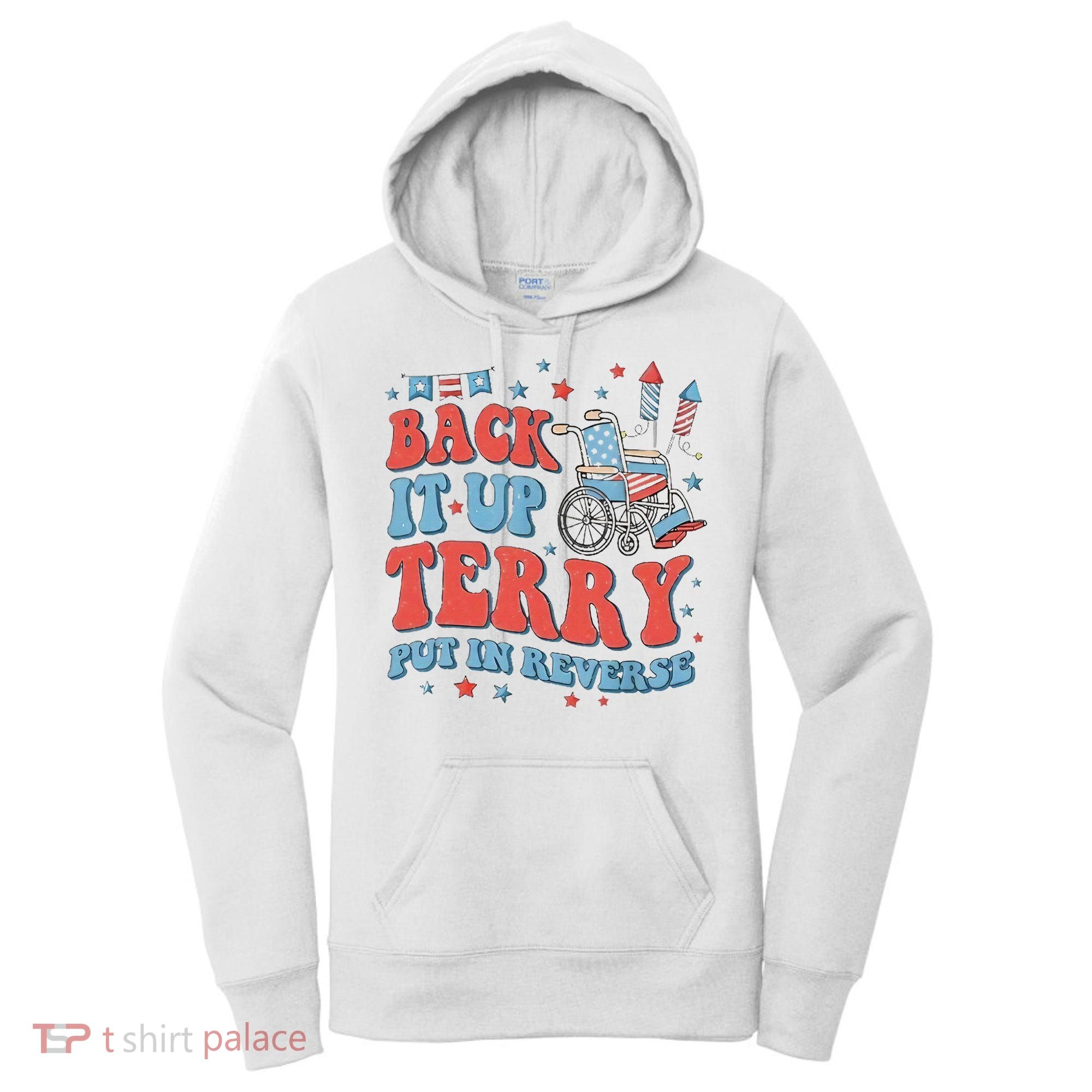 Groovy Back Up Terry Firework Fun Women's Hoodie