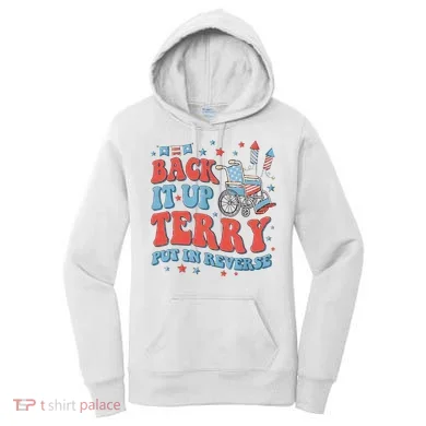 Groovy Back Up Terry Firework Fun Women's Hoodie