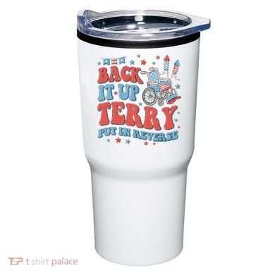 Groovy Back Up Terry Firework Fun Tumbler