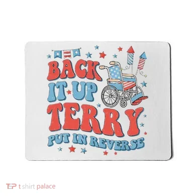 Groovy Back Up Terry Firework Fun Mousepad