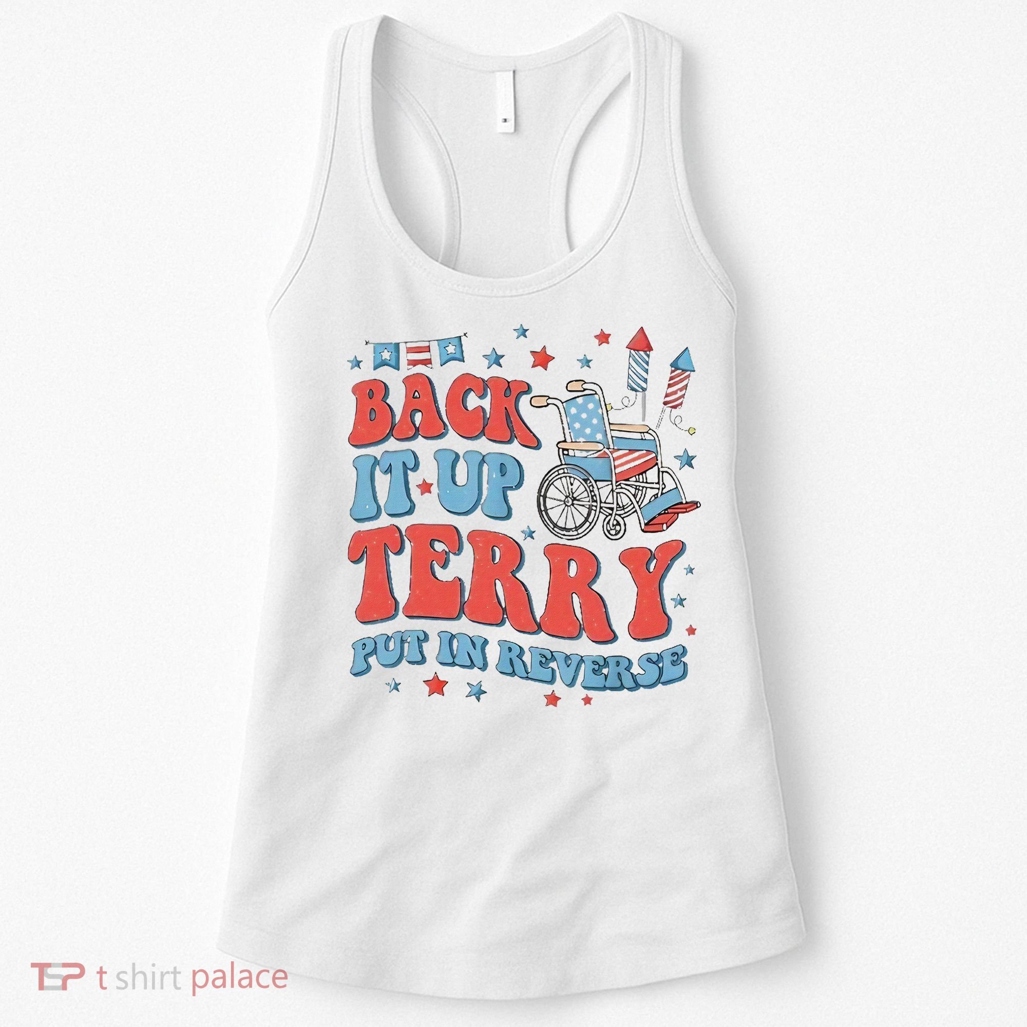 Groovy Back Up Terry Firework Fun Women's Tank Top
