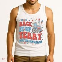 Groovy Back Up Terry Firework Fun Tank Top thumb 3