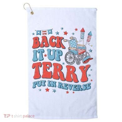 Groovy Back Up Terry Firework Fun Golf Towel