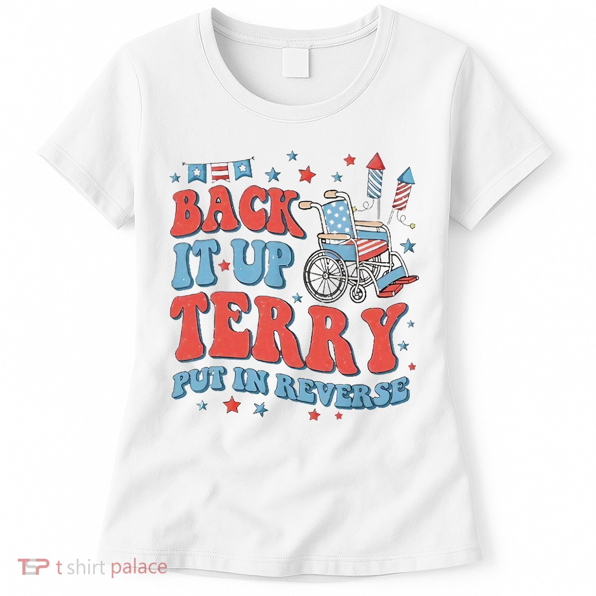 Groovy Back Up Terry Firework Fun Women's T-Shirt