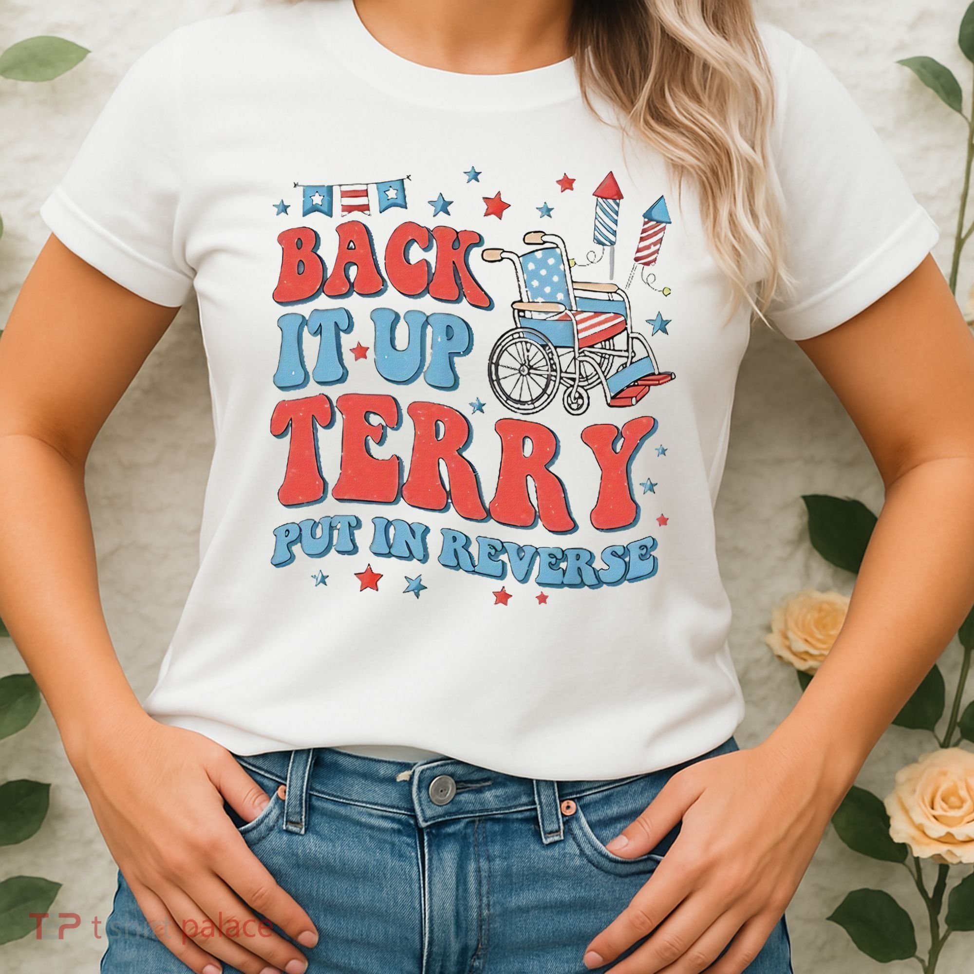 Groovy Back Up Terry Firework Fun Women's T-Shirt