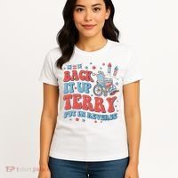 Groovy Back Up Terry Firework Fun Women's T-Shirt thumb 4