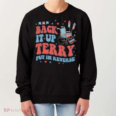 Groovy Back Up Terry Put It In Reverse Firework 4th Of July Women's Sweatshirt