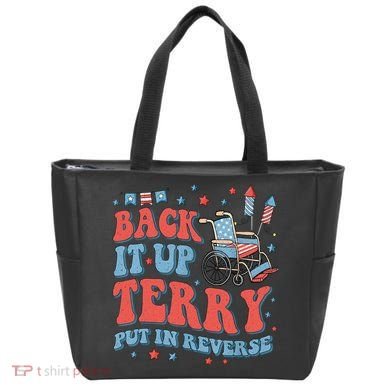 Groovy Back Up Terry Put It In Reverse Firework 4th Of July Tote Bag