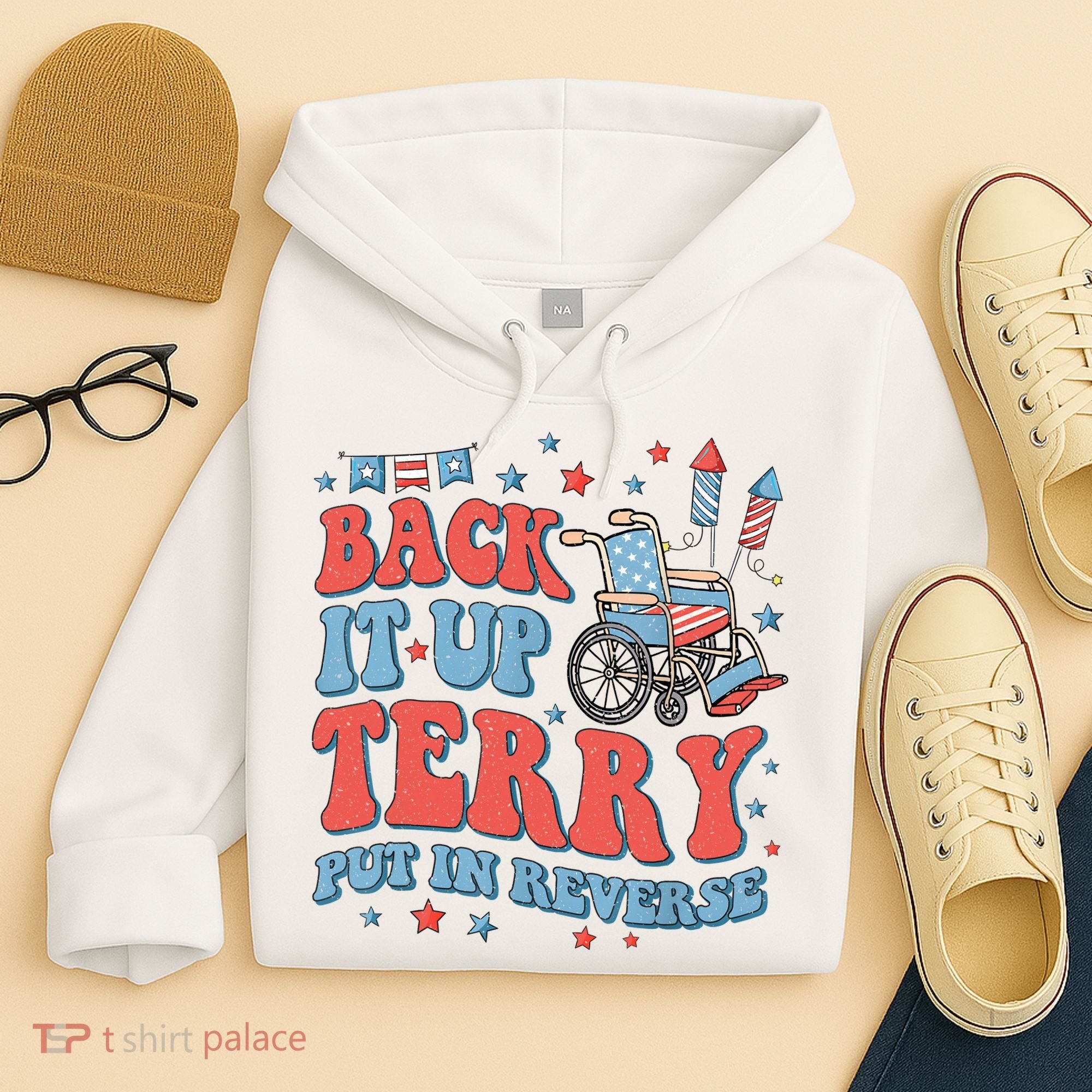Groovy Back Up Terry Put It In Reverse Firework 4th Of July Hoodie