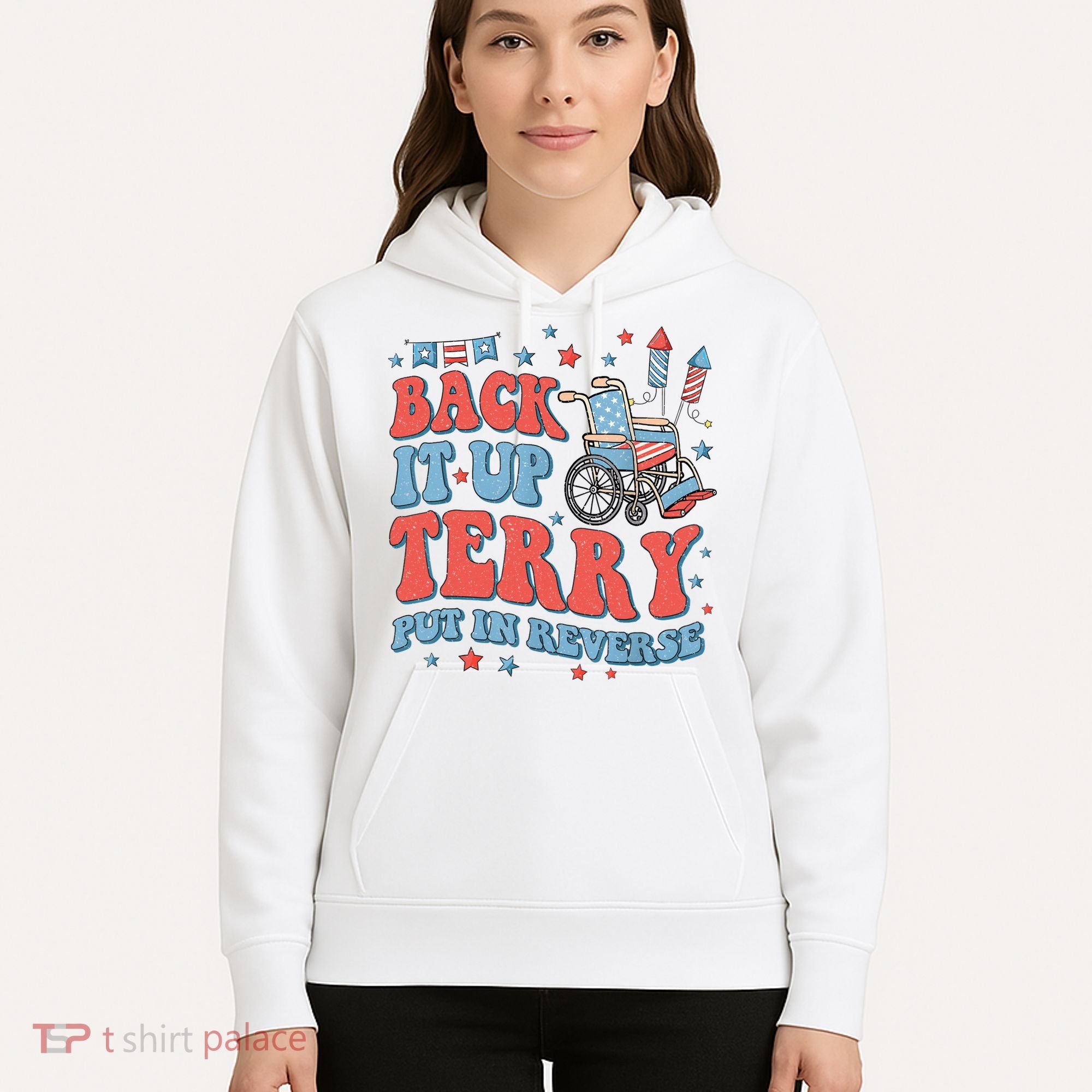 Groovy Back Up Terry Put It In Reverse Firework 4th Of July Hoodie