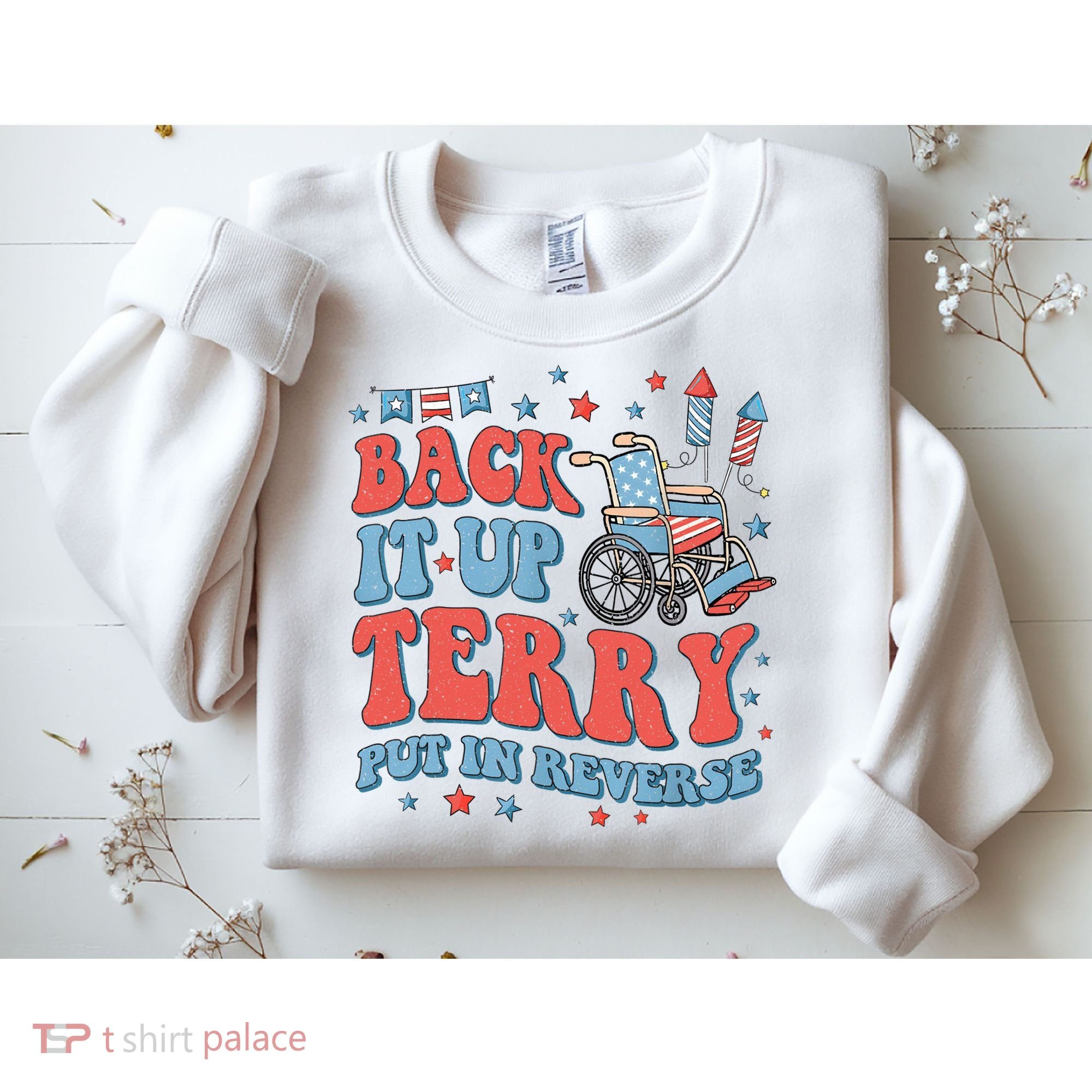 Groovy Back Up Terry Put It In Reverse Firework 4th Of July Sweatshirt