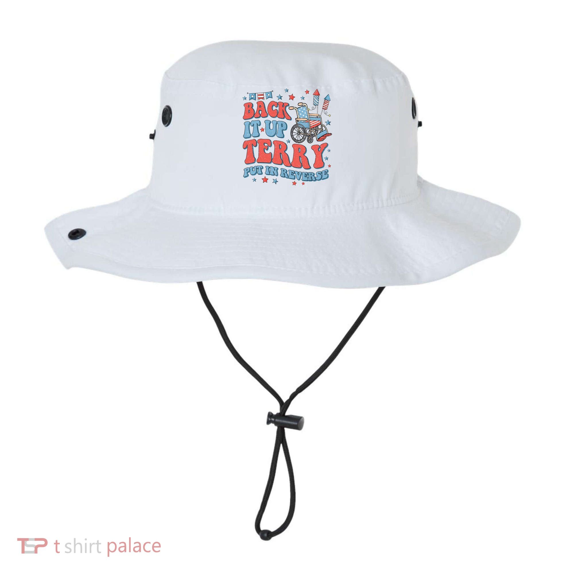 Groovy Back Up Terry Put It In Reverse Firework 4th Of July Bucket Hat