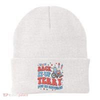 Groovy Back Up Terry Put It In Reverse Firework 4th Of July Beanie thumb 0