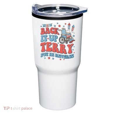 Groovy Back Up Terry Put It In Reverse Firework 4th Of July Tumbler