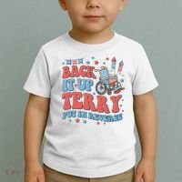 Groovy Back Up Terry Put It In Reverse Firework 4th Of July Toddler T-Shirt thumb 2