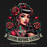 Gatos Before Vatos Unless The Vato Has Gatos Chingona Tattoo Women's Tank Top thumb 5