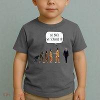 Go Back We Screwed Up Funny Anti Biden Human Evolution Toddler T-Shirt thumb 2