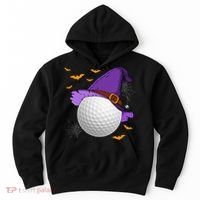 Golf Ball Witch Hat Pumpkin Spooky Halloween Costume Hoodie thumb 0
