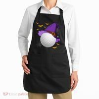 Golf Ball Witch Hat Pumpkin Spooky Halloween Costume Apron thumb 2