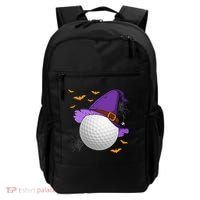 Golf Ball Witch Hat Pumpkin Spooky Halloween Costume Backpack thumb 0